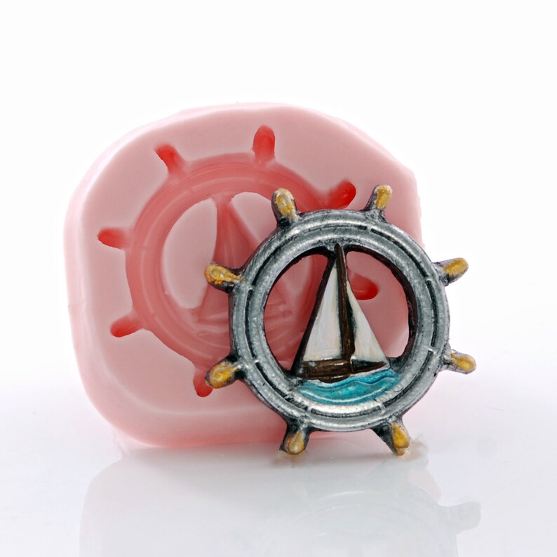 879 Sail Boat Craft Jewelry Resin Polymer Clay Silicone Mould Captains Wheel Silicone Mold Nautical Anchor Food Safe Fondant Mold Sculpting Forming Craft Supplies Tools Trustalchemy Com