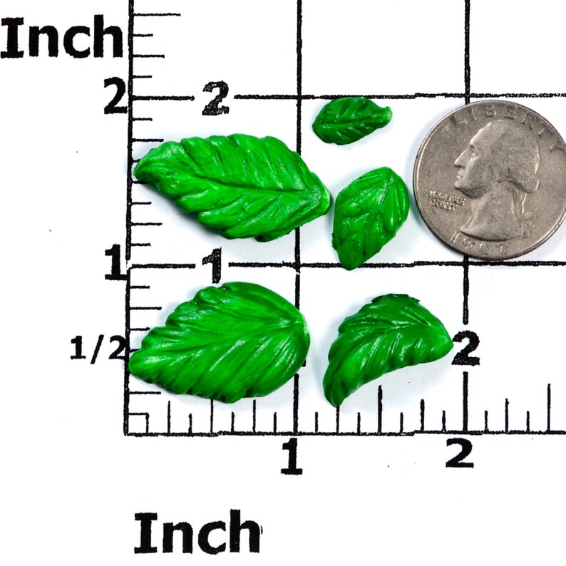 resin casting mold mold five leaves at one time gum paste mold Mold silicone leaf candy mold clay mold fondant mold 703