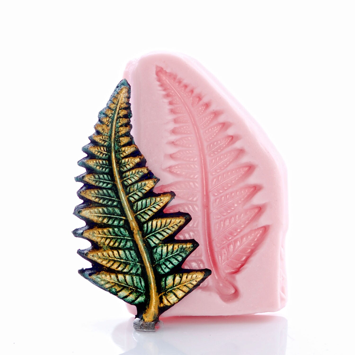 Silicone Fern Leaf Mold Food Safe Fondant Chocolate Candy Etsy