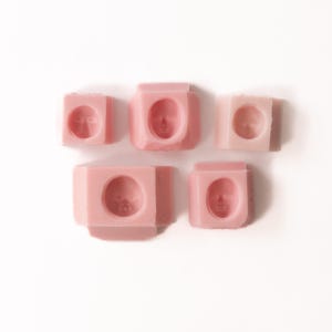 Face Mold Set (IMPERFECT/SLIGHT DEFECT) silicone molds for fondant, gum paste, candy, clay, soap. Food grade silicone mold (S6)