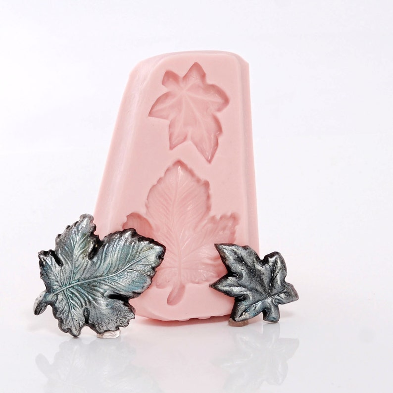 Maple Leaf Silicone Mold Flexible Easy to Use With Polymer Etsy