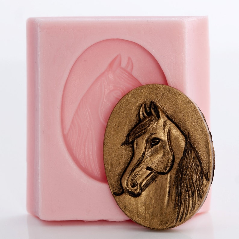Horse Head Silicone Mold Horse Cameo Jewelry Mold Horse Etsy