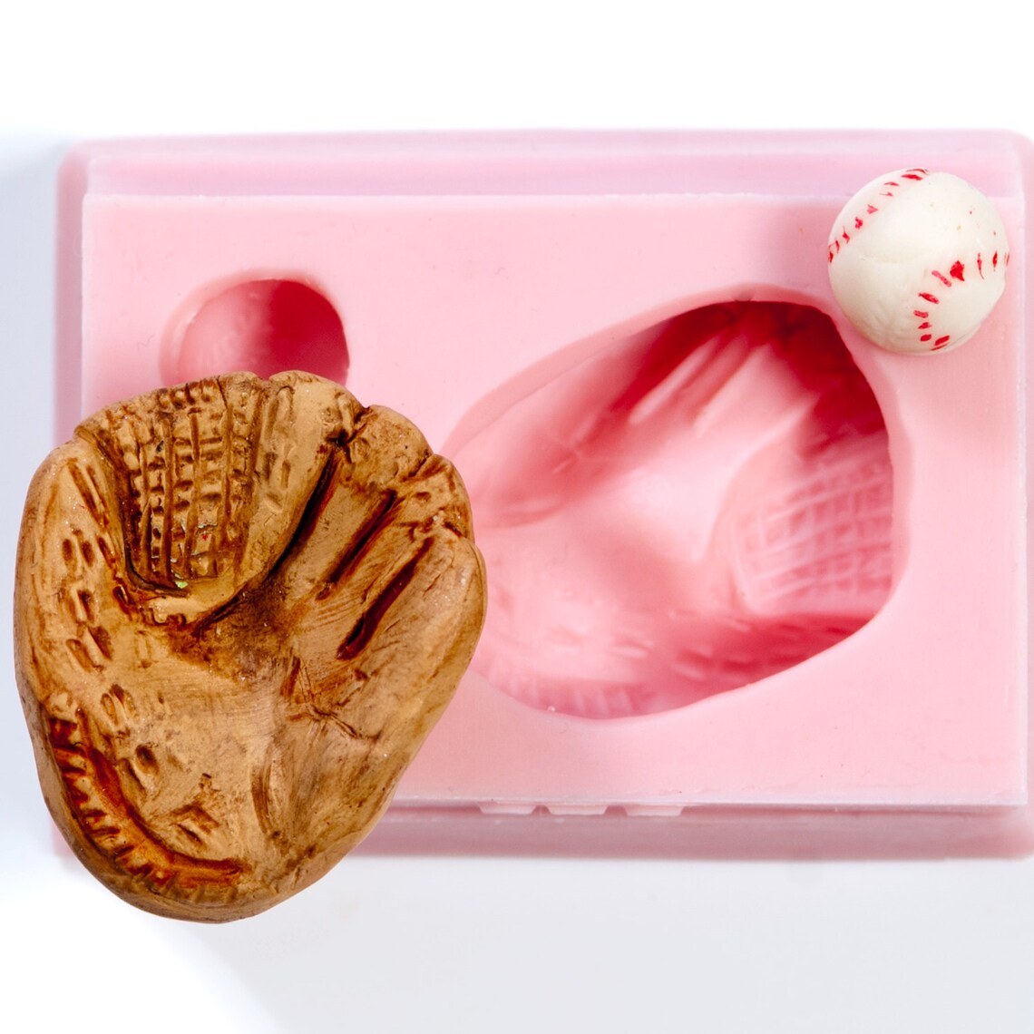 Fondant baseball mold ball glove mold silicone mold Etsy