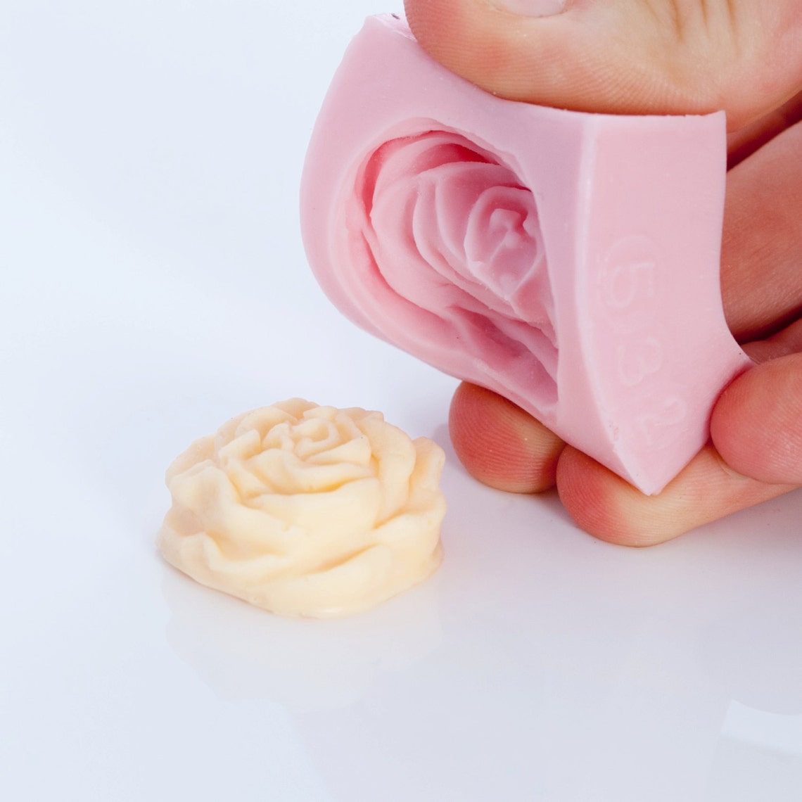 Rose Silicone Mold Set of 5 Fondant Molds Gum Paste Molds Etsy