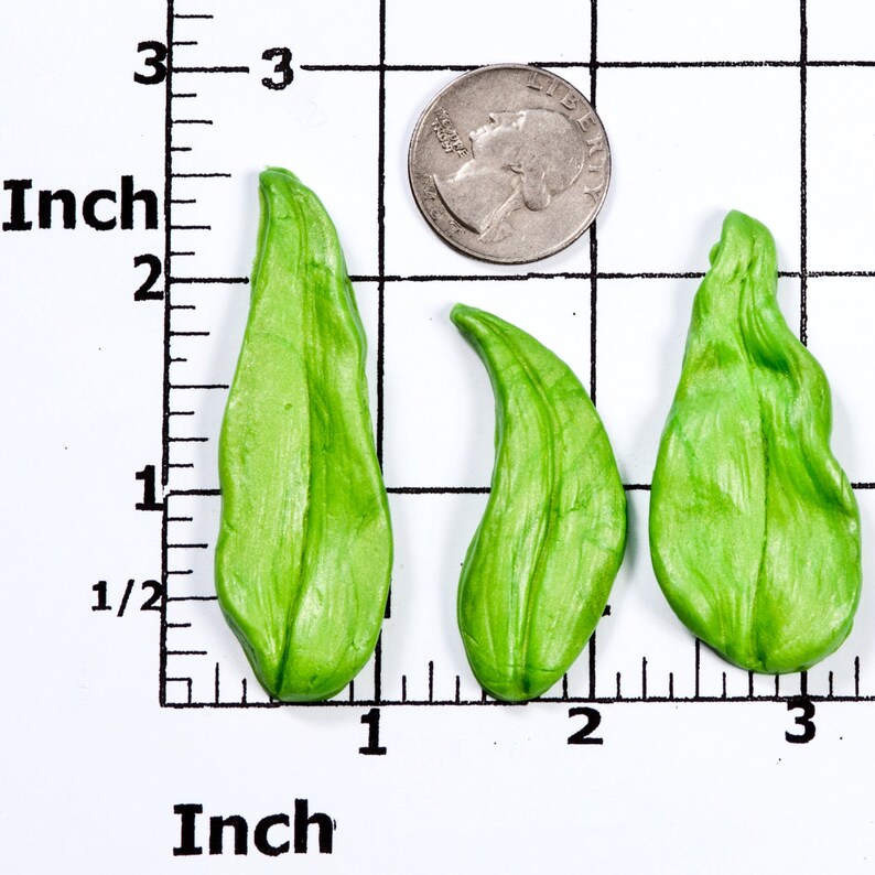 Leaf Silicone Mold Create 3 Leaves Lily Style Resin Etsy