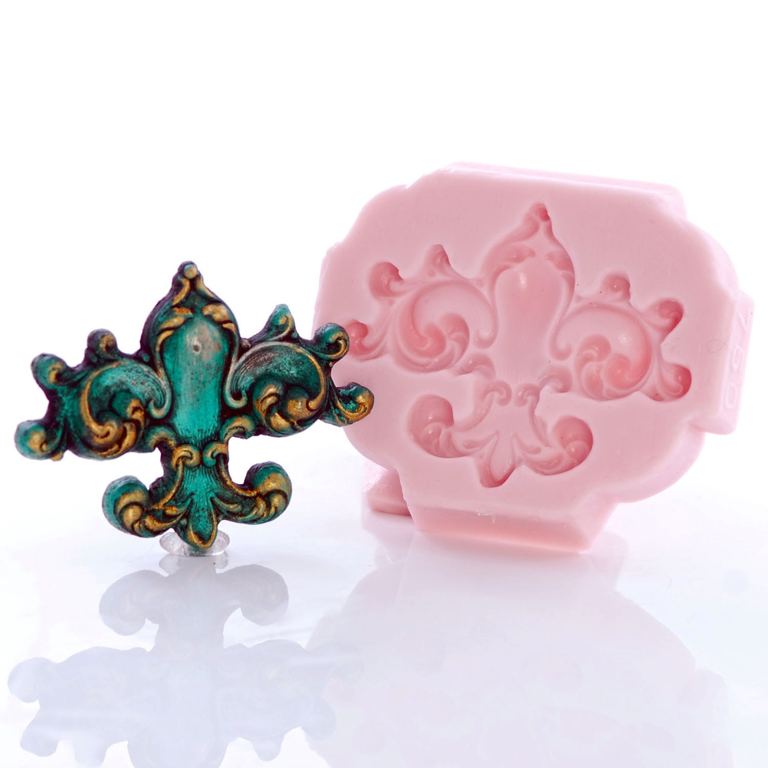 Moule en papier Silicone pour fleurs de lys CS372 ... – Grandado