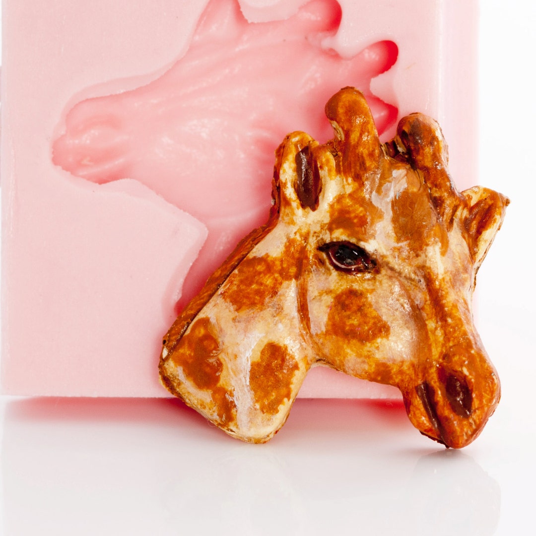 Giraffe Silicone Mold Jewelry Mold, Fondant Mold, Resin Mold, Soap Mold