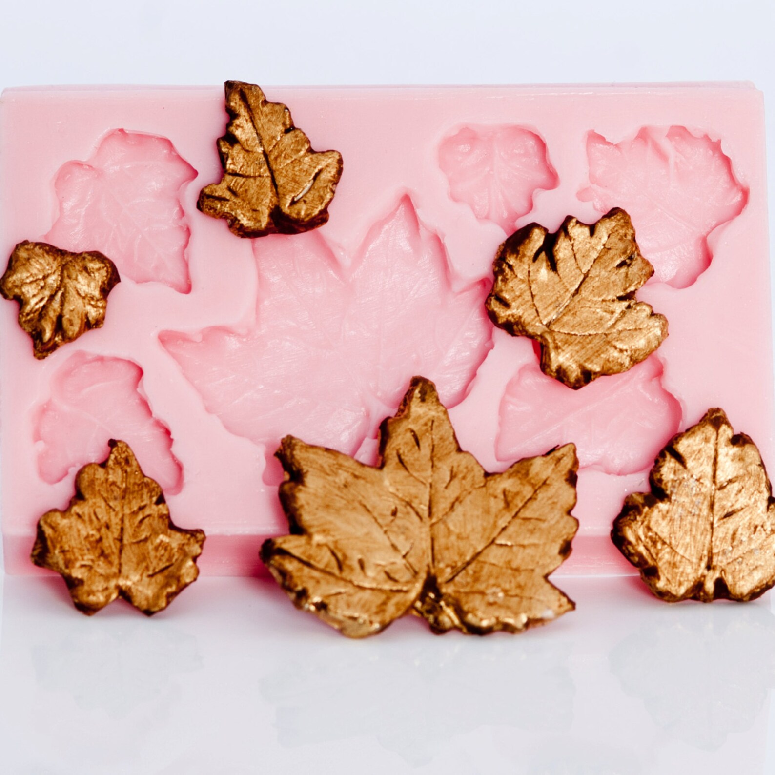 Sugar Maple Leaf Mold Fondant Mold Gum Paste Mold Candy Etsy
