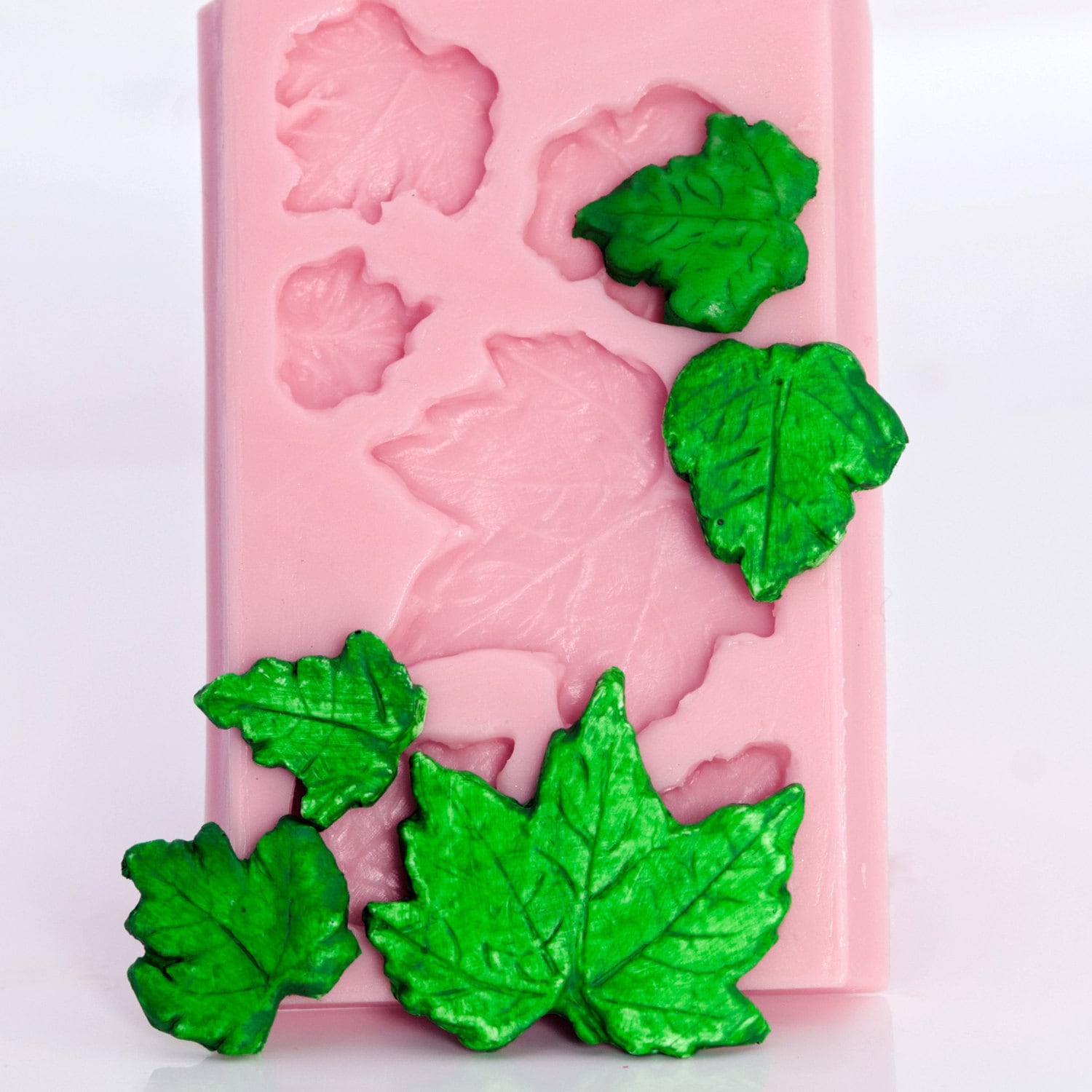 Maple Leaf Mold Silicone Six Cavity Flexible Mold for Resin Etsy