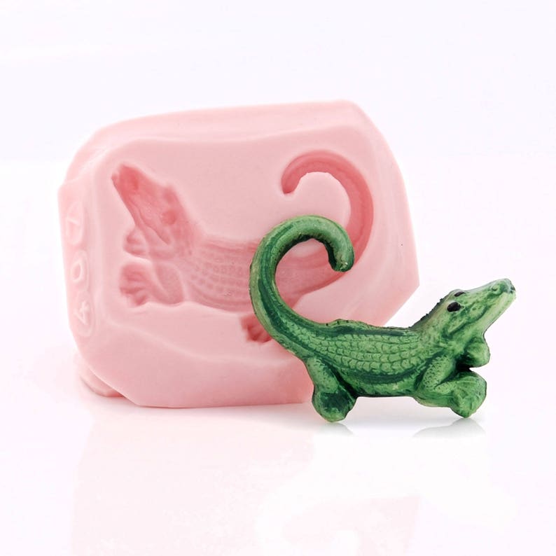 Small Alligator Silicone Mold Reptile Mold Food Safe - Etsy