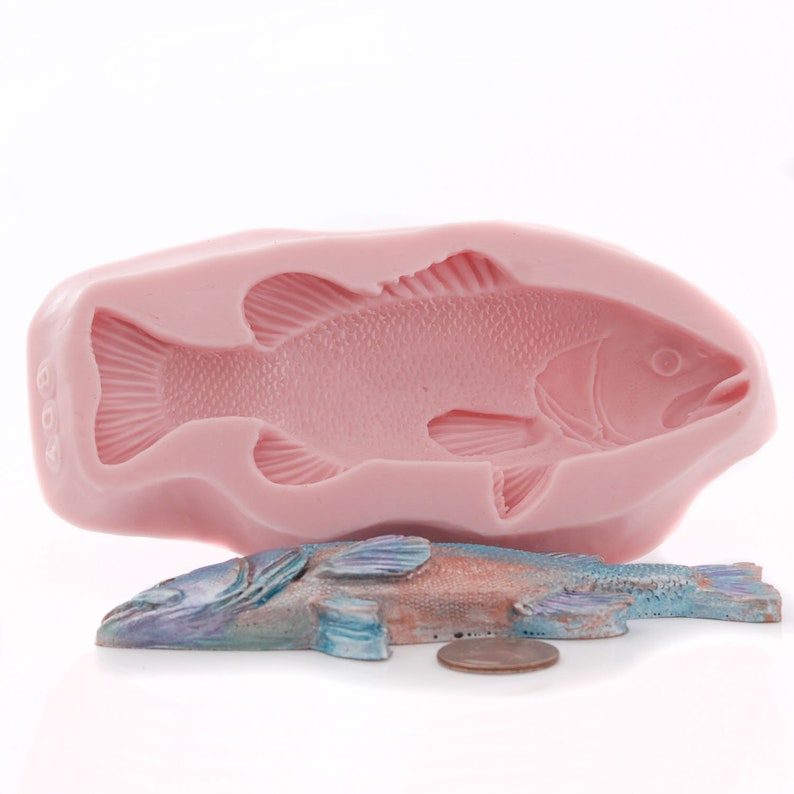 Silicone Fish Mold Food Safe Chocolate Candy Fondant Ice Etsy