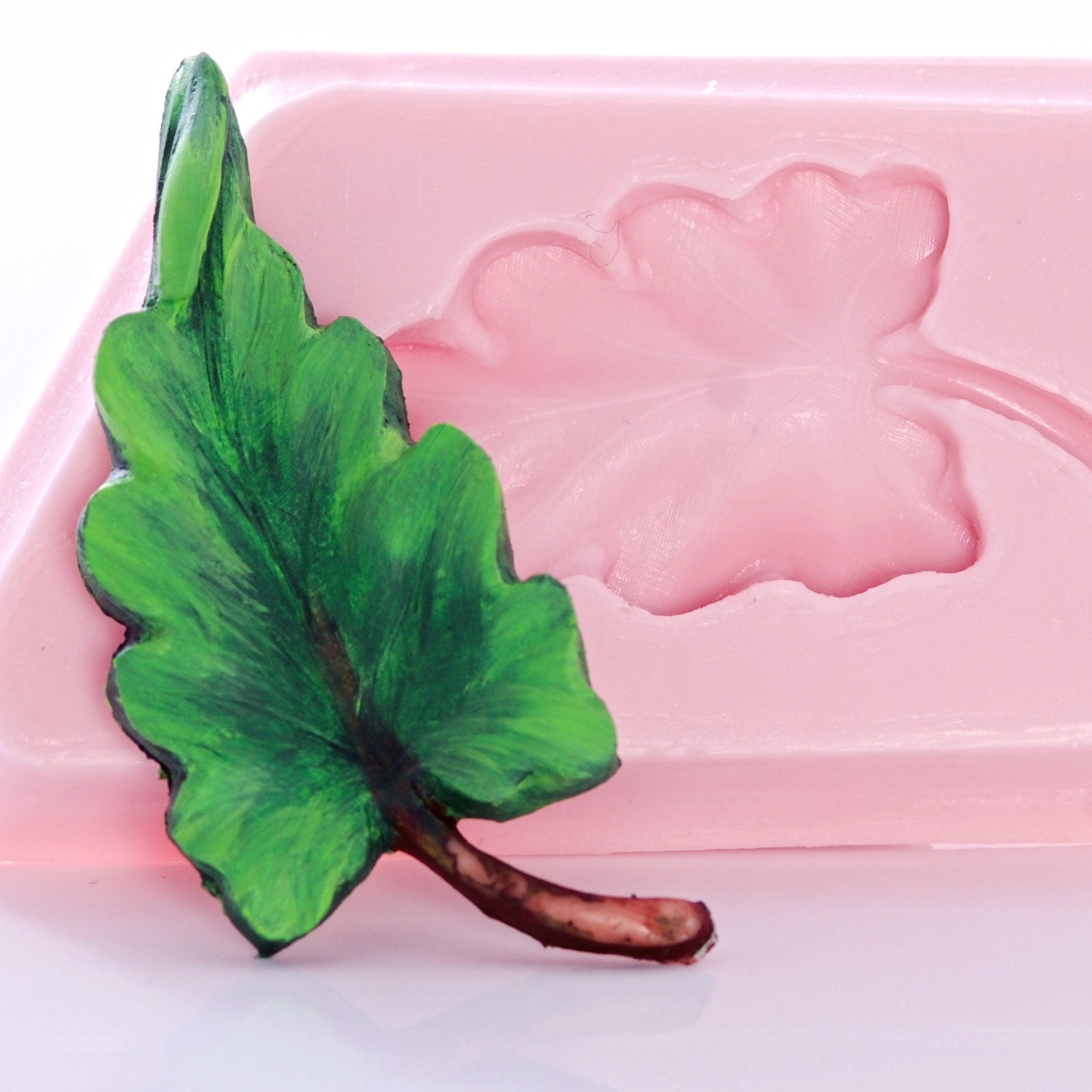Leaf Mould Mold Flexible Silicone Food Safe Fondant Chocolate Etsy