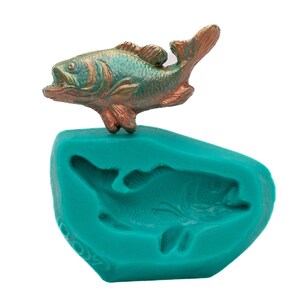 Silicone Mold Fish - Food Safe Fondant Chocolate Candy Gum Paste Mold - Jewelry Resin Metal Clay Fimo Mod Podge Melt Sculpey Mold (400) image 10