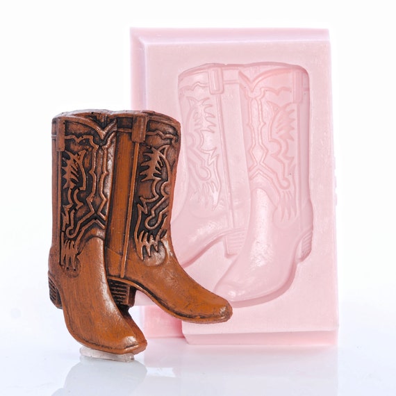 Flexible Mold Cowboy Skull Resin Chocolate Or Soap Mould