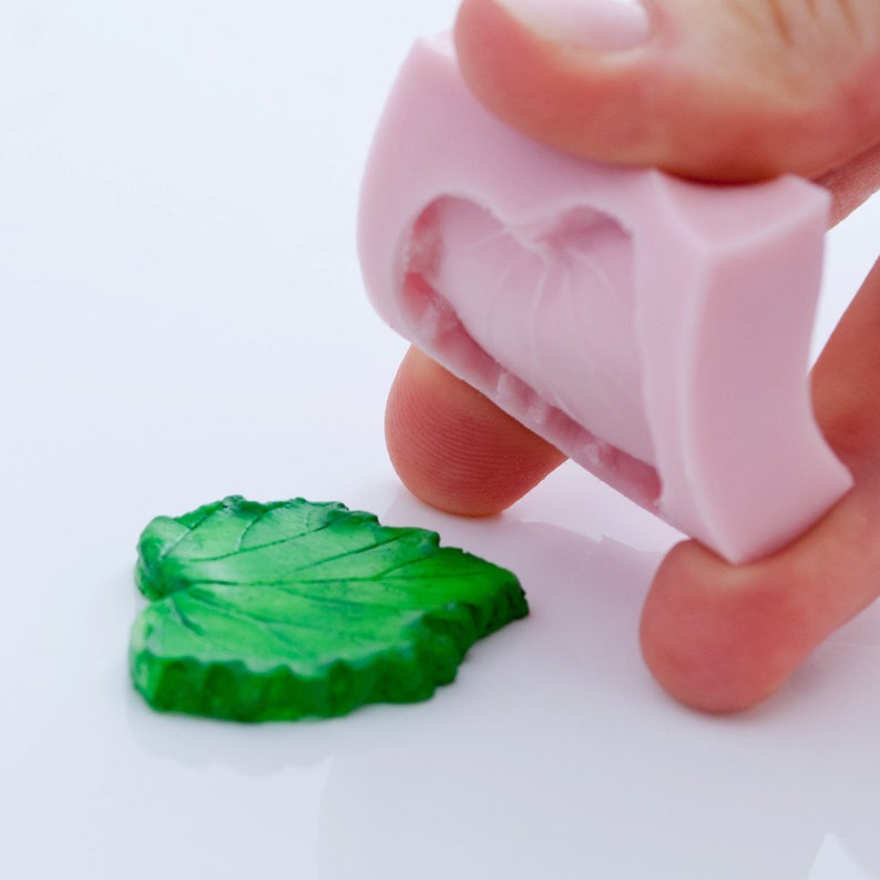 Grape Leaf Mold Flexible Silicone Mold Food Grade Mold Etsy