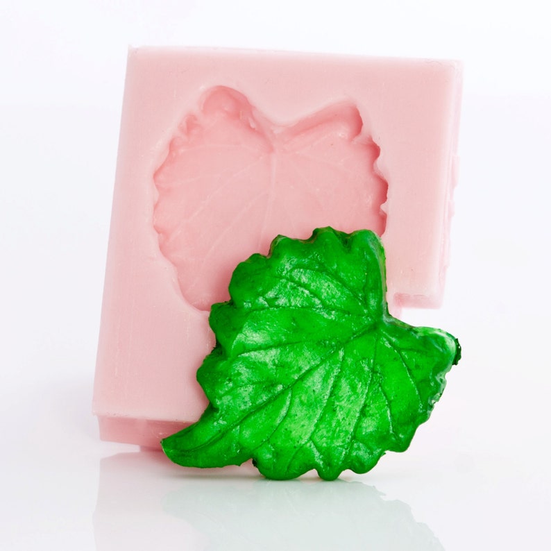 Grape Leaf Silicone Mold Resin Mold Metal Clay Mold Wax Etsy