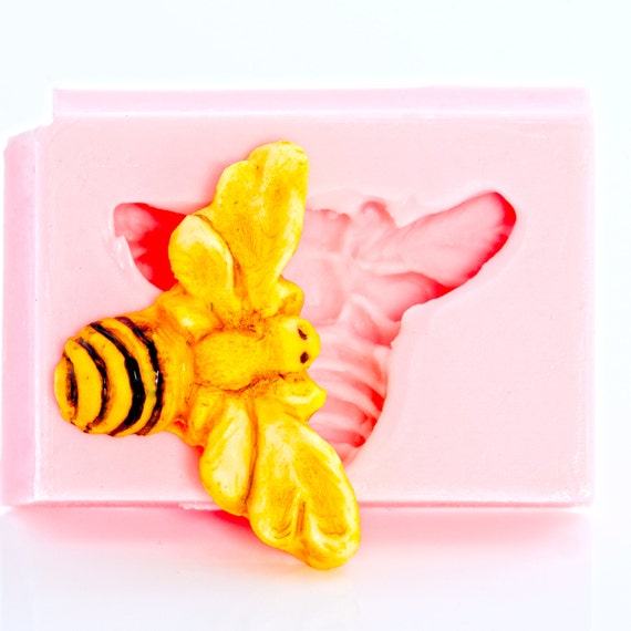 Bee Mold Silicone Flexible Mold Resin Mold Polymer Clay Mold PMC