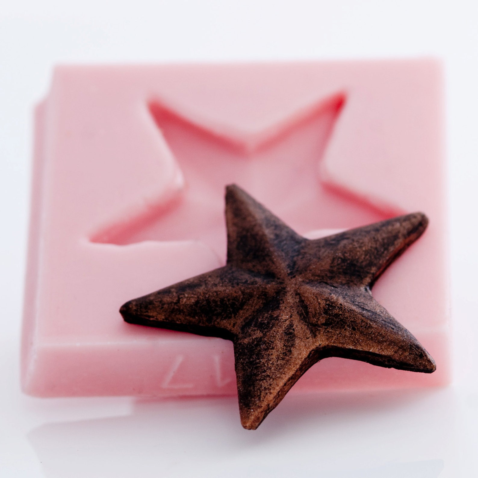 Star Mold Primitive Star Silicone Mold Flexible Food Safe Etsy