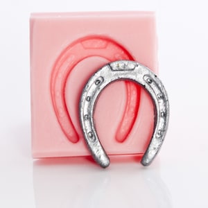 Horse Shoe Mold - Tiny Resin horse shoe mold - polymer clay mold - resin mold - perfect size for jewelry - fondant food safe (909)