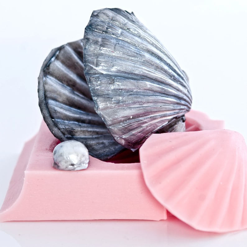 Sea Shell Silicone Mold Shell Impression Mat Polymer Clay - Etsy