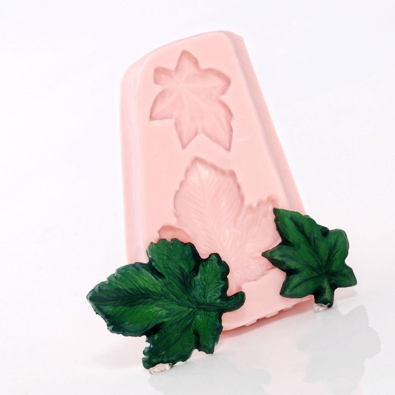Maple Leaf Silicone Mold Flexible Easy to Use With Polymer Etsy