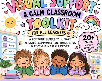 Kids Feelings & Calm Down Corner Printable Bundle