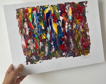 Abstract watercolour original painting