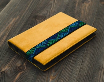 yellow kobo case kobo Libra colour cover Kobo Sage Elipsa case Kobo glo case handmade fabric velvet blue green Kobo protection