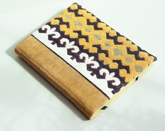 Kobo e-book reader case custom size New Kobo Aura Forma Nia cover velvet fabric Kobo case handmade gift kobo sage case brown ethnic pattern
