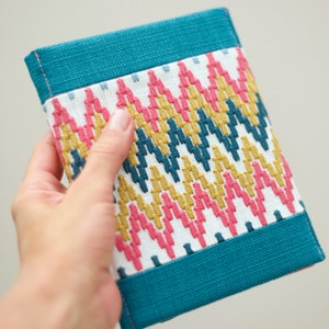 Étui pour Kindle en toile turquoise – Édition signée Paperwhite 2024 et Colorsoft | Étui en tissu fait main