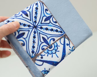 Kindle Hülle papierweiß blau Abdeckung Signatur Tasche 10