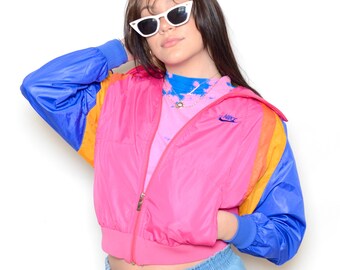 nike windbreaker crop top