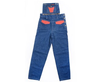 Deadstock 70's KIDS Landlubber Bib Jeans Sz 10
