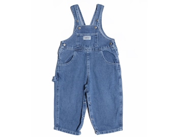 Vintage 90's KIDS Guess Jeans Overalls Sz 24 Months