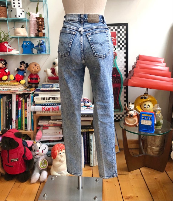 Vintage 80’s LEVIS Acid Wash Jeans Sz 26W