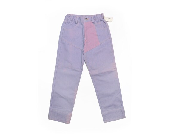Deadstock 70's KIDS Landlubber Purple Washed Jeans