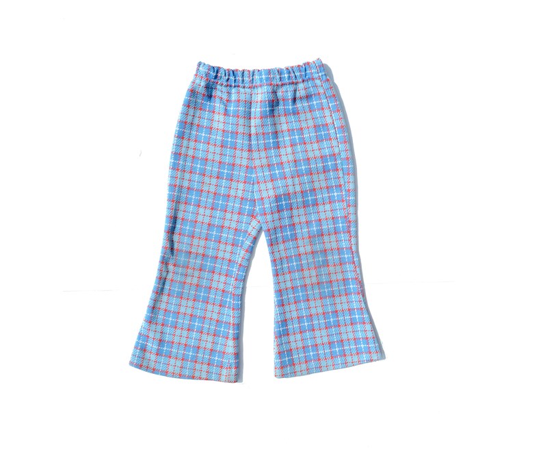 Vintage 70s KIDS Plaid Bell Bottom Pants Sz 3T | Etsy Vintage 70s KIDS Plaid Bell Bottom Pants Sz 3T
