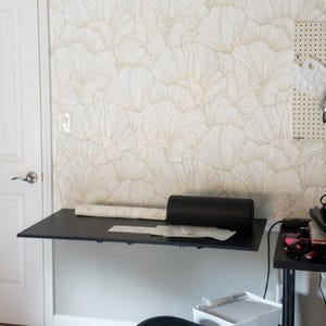 Wall Mounted Folding Desk, Fold Down Floating Desk, Space Saving Wall Table, Small Space Desk, Laundry Folding Table, Home Office Desk