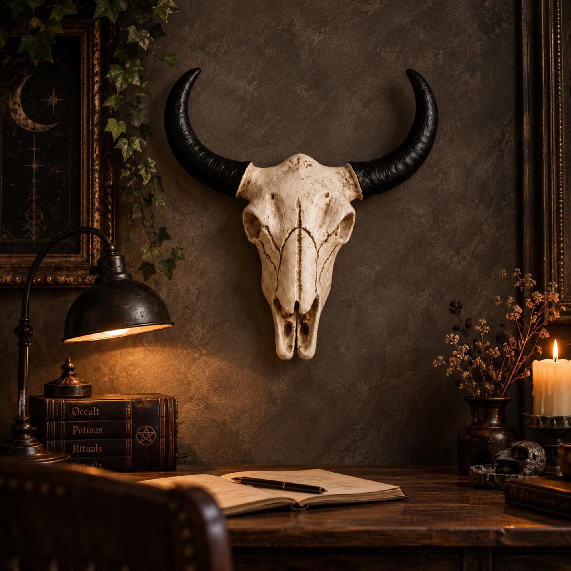 Faux Steer Horns for Wall - Etsy