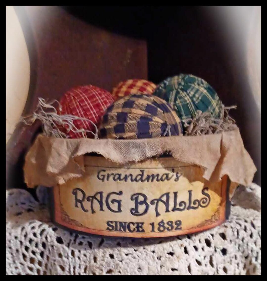 Handmade Pantry Hand Distressed Country Primitive Canister With 4 ...
