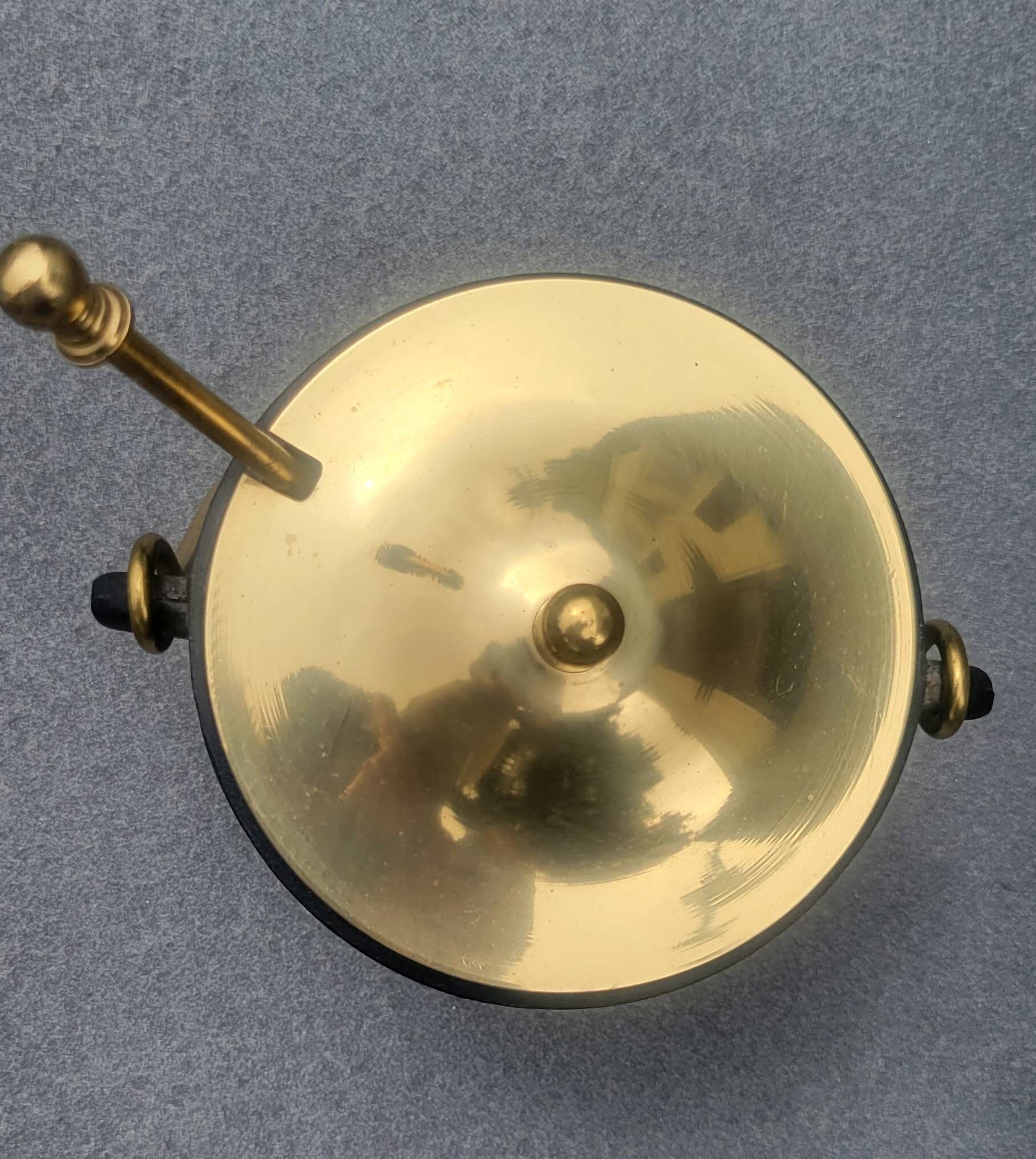 Hierro fundido y latón arrancador de fuego vintage olla de | Etsy