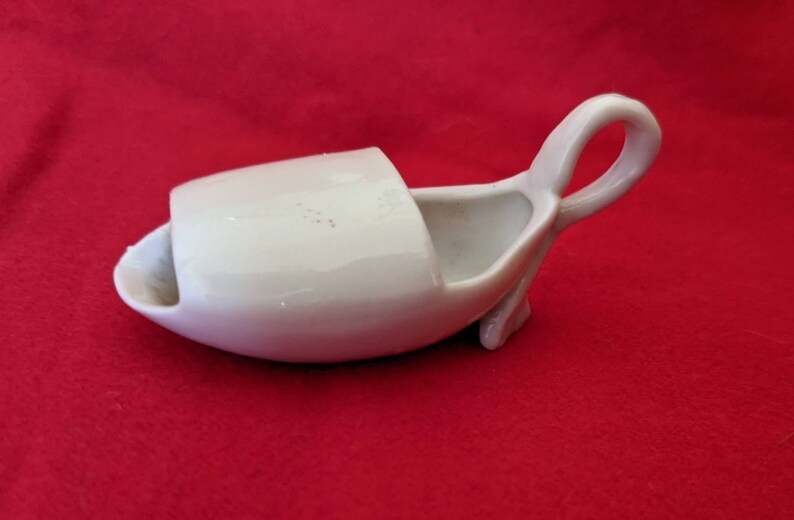 Porcelain invalid feeder vintage early 20thc. white