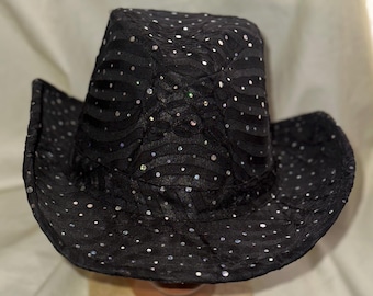 Chapeau de cowgirl à strass
