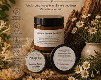 FULL SIZE - Gentle & Sensitive Tallow Face Cream
