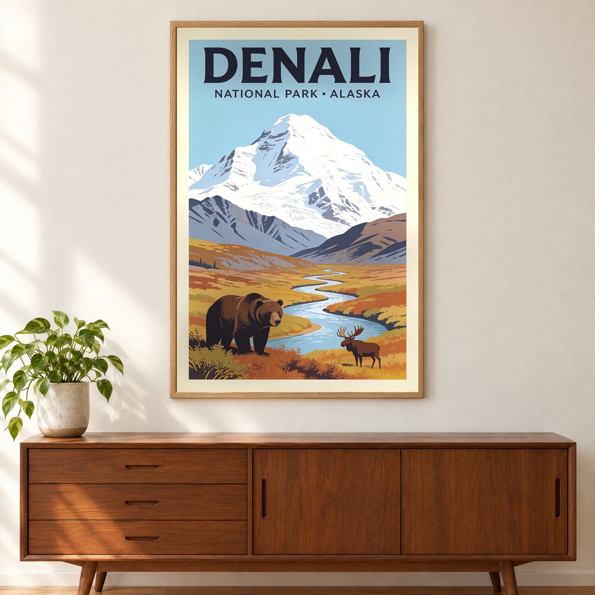 Alaska Vintage Poster - Etsy