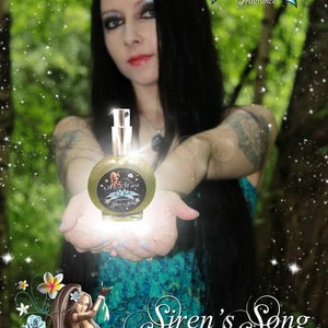Siren's Song Perfume, Exotic Floral with Blackberry Fruit, Neroli scent, floral perfume, Vegan Perfume, Plumeria, Handmade Ladies Perfume