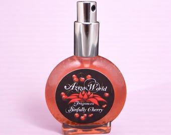 Sinfully Cherry Perfume, Spicy Fruit with Cherry, Vanilla, Almond, Sweet perfume, Fruity perfume, Vegan Perfume, Handmade Ladies Perfume