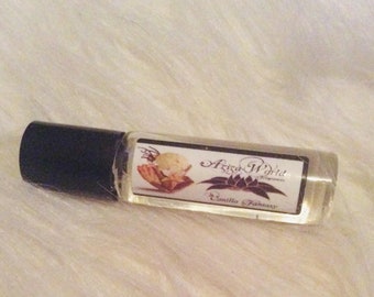 Vanilla Fantasy Perfume Roll On Oil, Perfume oil, vanilla scent, vanilla perfume, caramel scent, caramel perfume, gourmand perfume, aziza