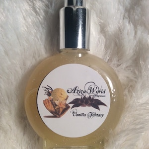 Vanilla Fantasy perfume, Gourmand perfume, vanilla perfume, vanilla scent, tonka bean, creme brulee, caramel, fragrances, handmade perfume,
