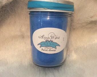 Forest Breeze All natural soy wax candle, 8 ounce, pine scent, pine candle, forest scent, forest candle, fathers day